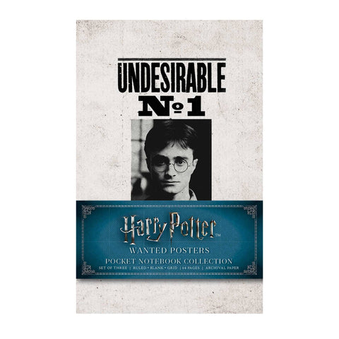 Harry Potter: Wanted Posters Pocket Notebook Collection (Set of 3)