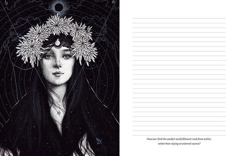 Soul Mirror Journal Lined Notebook Evolution Healing Ana Novaes Blue Angel Smj23