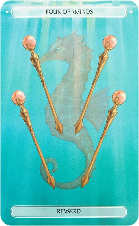 Oceanic Tarot Cards & Illustrated Book Cico Books By Jayne Wallace Ocean NEW