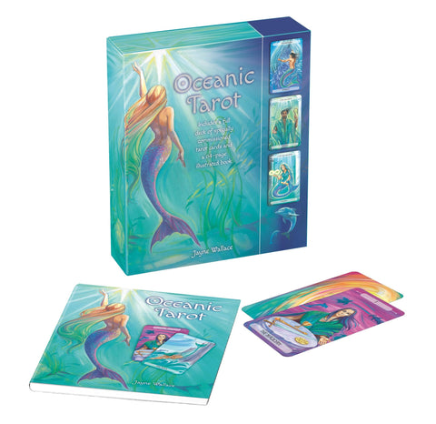Oceanic Tarot Cards & Illustrated Book Cico Books By Jayne Wallace Ocean NEW