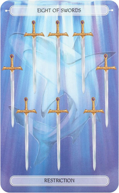 Oceanic Tarot Cards & Illustrated Book Cico Books By Jayne Wallace Ocean NEW