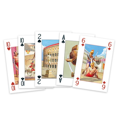 Colosseum - Playing Cards Single Deck Severino Baraldi Italy Lo Scarabeo Pc56