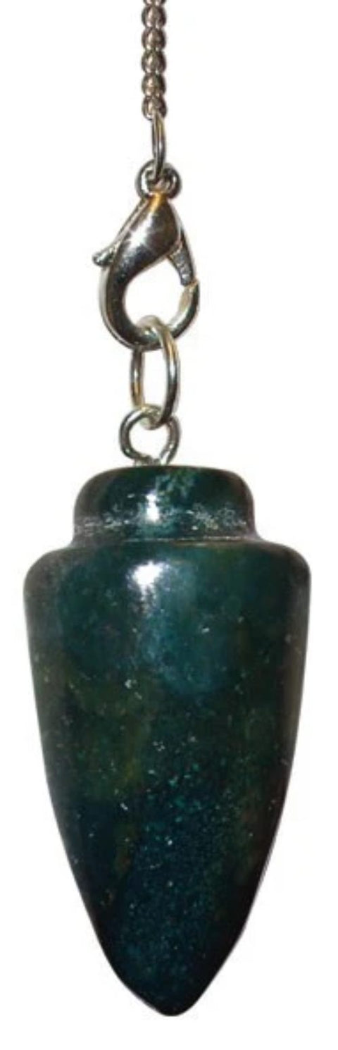 Classic Power Bloodstone Pendulum Lo Scarabeo Silver Chain Dowsing NEW