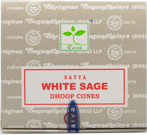 White Sage Dhoop Cones Satya