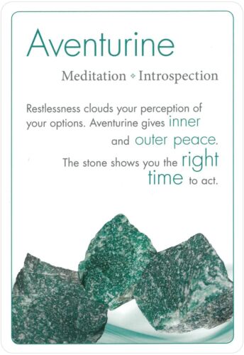 Healing Stones Cards Deck For Health Vital Energy & Power K.Lemke Agm Urania NEW