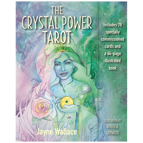 The Crystal Power Tarot Cards Deck & Book Cico Books Jayne Wallace Esoteric NEW