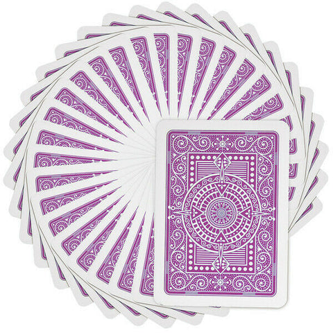 Texas Poker Hold Em Purple Playing Cards Modiano Jumbo Index Poker Size NEW