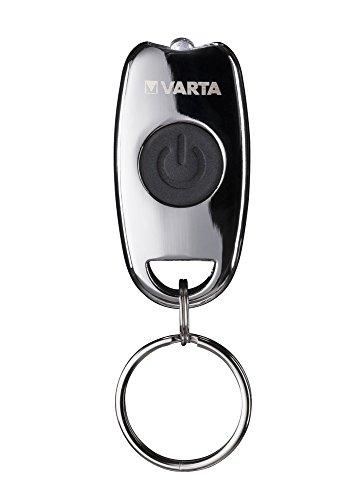 Varta Metal Key Chain Light 16603 Led 15 Lm 2X Cr2016 Batteries Included NEW
