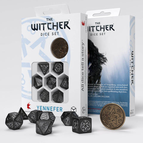 The Witcher Dice Set Yennefer The Obsidian Star Rpg Playing Games Q-Workshop NEW