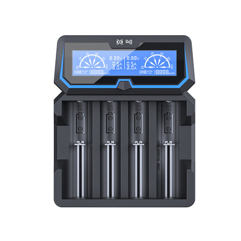 Xtar X4 Battery Charger Lcd Li-Ion Nimh 14500 14650 USb 5V 1A Output NEW