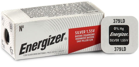 1x Energizer 379 Silver Oxide Watch Battery Long Lasting