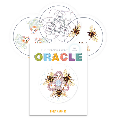 Transparent Oracle Cards Deck 2Nd Edition Schiffer Publishing Emily Carding NEW