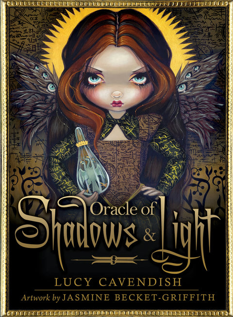 Oracle Of Shadows And Light Cards Deck Blue Angel By Lucy Cavendish Mystic NEW