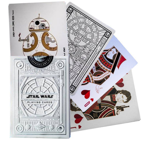 Star Wars Silver Light Theory 11 Playing Cards Deck Magic Tricks Poker USa NEW