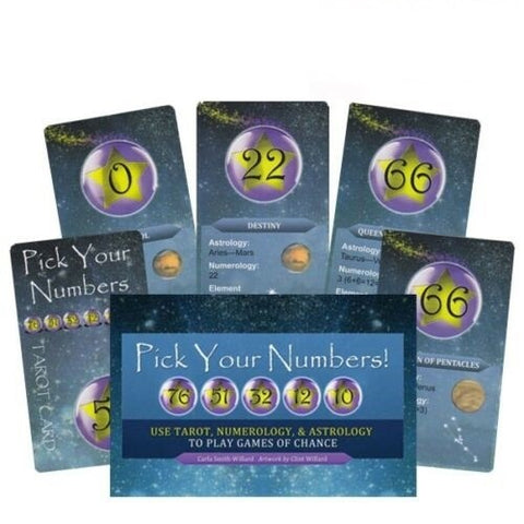 Pick Your Numbers Tarot Cards Numerology Astrology Schiffer Publishing NEW