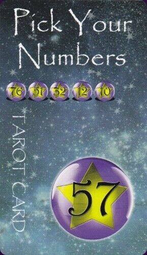 Pick Your Numbers Tarot Cards Numerology Astrology Schiffer Publishing NEW