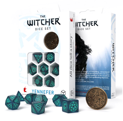The Witcher Dice Set Yennefer Sorceress Supreme Rpg Playing Games Q-Workshop NEW