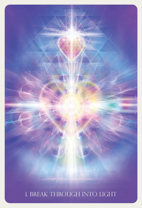 Angelic Lightwork Healing Oracle Magic Cards Deck Blue Angel Alana Fairchild NEW