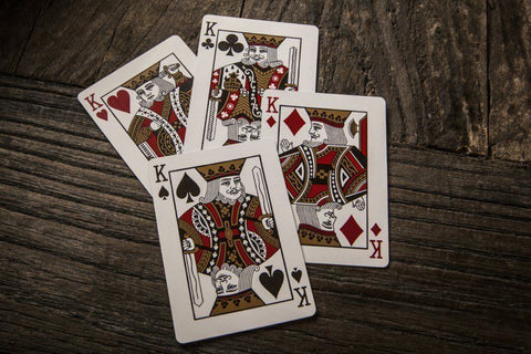 Monarchs Green Playing Cards Deck Theory 11 Magic Games Green & Gold