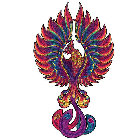 Fenix Wooden Puzzle M size 130 pieces Fantasy Puzzles