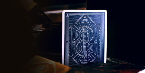 Jimmy Fallon Theory 11 Playing Cards Deck Black Gold Magic Tricks Sealed USA