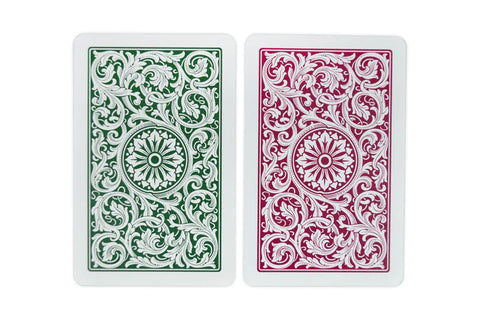 Copag Elite Bridge Size Playing Cards Double Deck Jumbo Burgundy Green