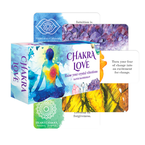 Chakra Love Cards Deck Rockpool Esoteric Raise Your Crystal Vibrations NEW