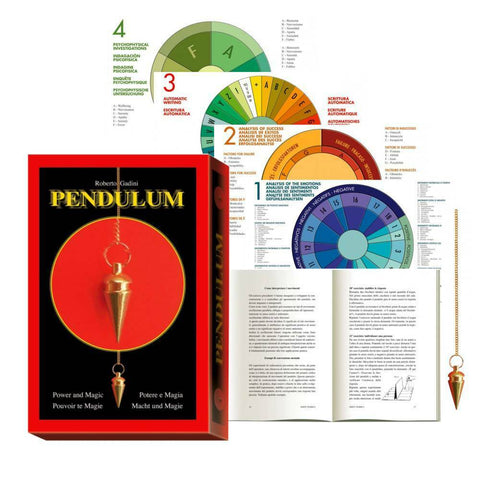 Pendulum Power And Magic Kit By Roberto Gadini Esoteric Telling Lo Scarabeo NEW