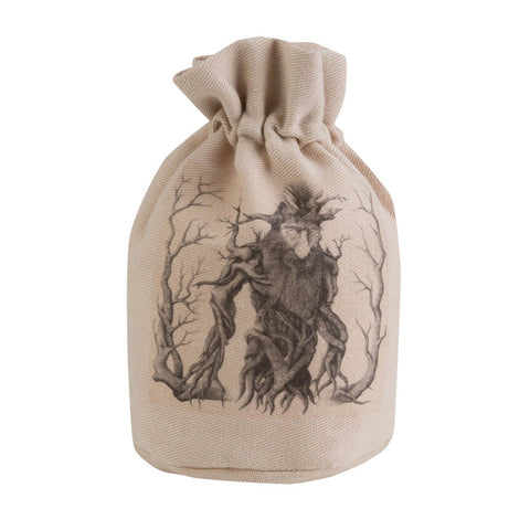 FOREST DICE BAG BEIGE AND BLACK POUCH ROLEPLAYING GAMES Q-WORKSHOP RPG DND NEW