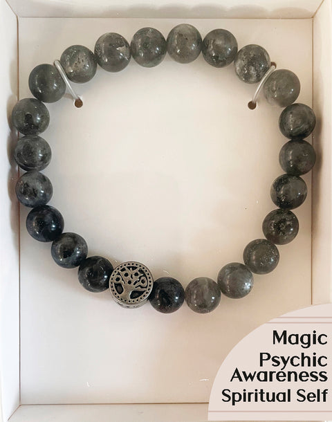Crystal Bracelet Labradorite Lo Scarabeo Magic Spiritual Psychic Awareness NEW