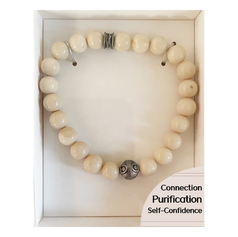 Crystal Bracelet River Stone Lo Scarabeo Connection Purification Confidence NEW