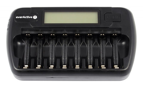 Everactive Smart Charger Nc 800 8 Slot Ni-Mh 100-240V Ac 50-60H/12V Black