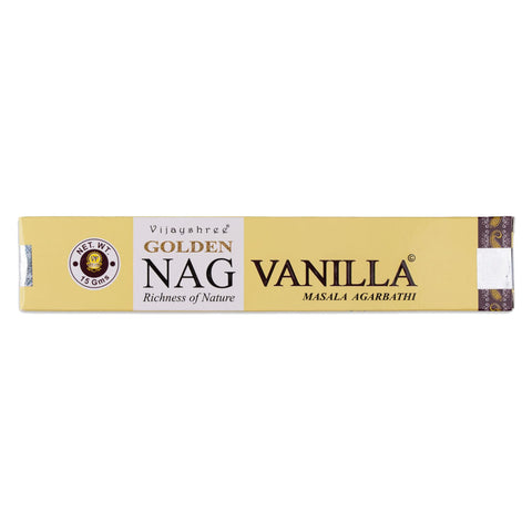 Golden Nag - Vanilla Incense Vijayshree