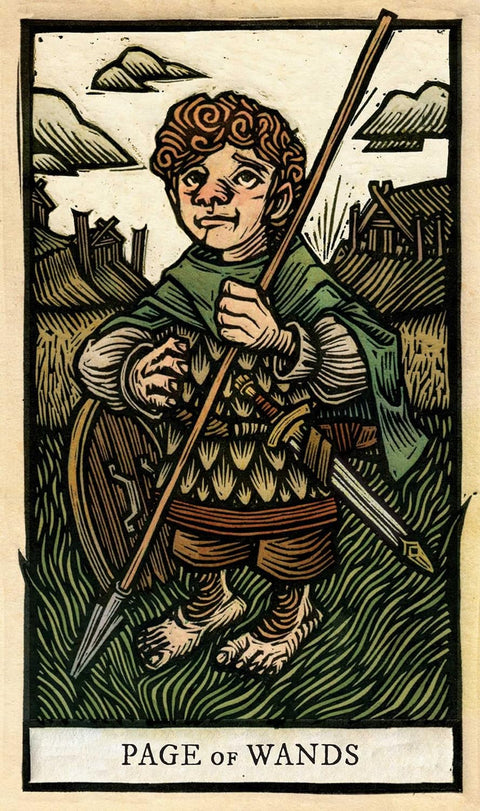 The Lord Of The Rings Tarot Cards Deck Gift Set Cloth Pouch Insight Editions NEW
