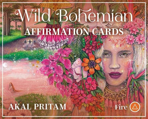 Wild Bohemian Affirmation Cards Deck Fire Rockpool Akal Pritam Esoteric RP156