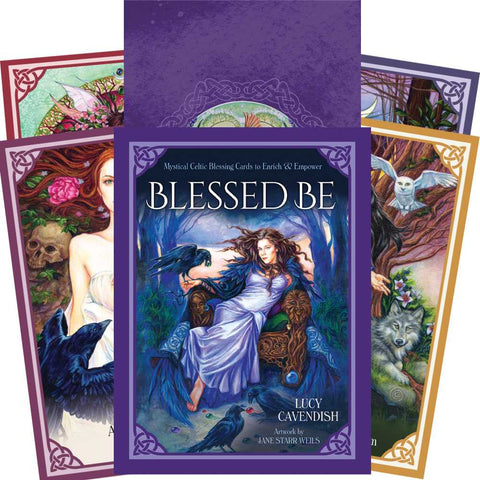 Blessed Be Oracle Cards Deck Original Blue Angel By Lucy Cavendish Esoteric NEW