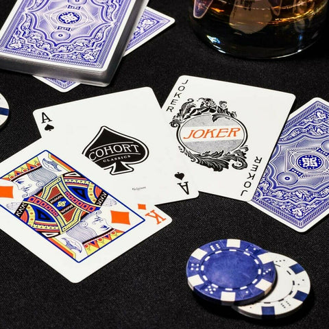 Blue Cohort Vintage Casino Ellusionist Playing Cards Deck NEW