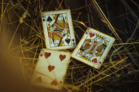 1900 Series Playing Cards Red Bicycle Marked Deck Magic Tricks NEW