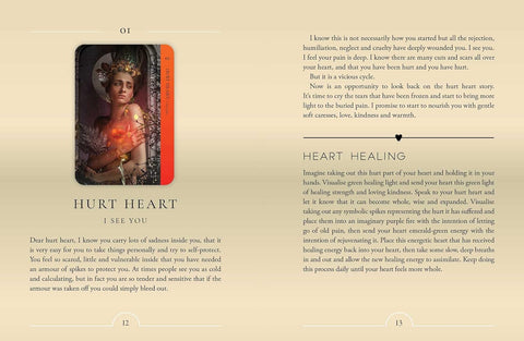 Healing Heart Oracle Cards Deck Rockpool Publishing By Inna Segal NEW