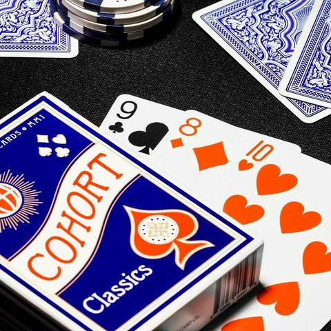 Blue Cohort Vintage Casino Ellusionist Playing Cards Deck NEW