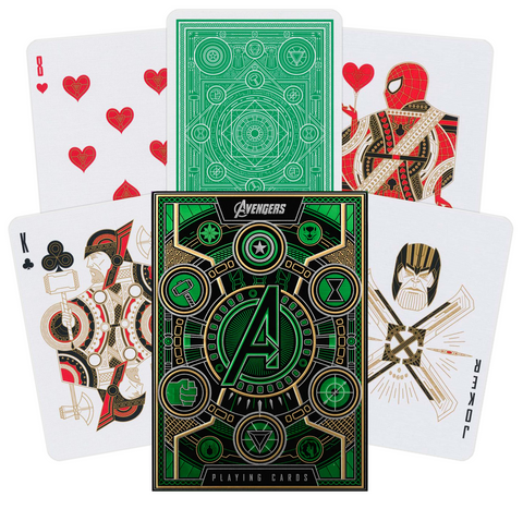 Avengers Green Edition The Infinity Saga Theory 11 Playing Cards Marvel Saga