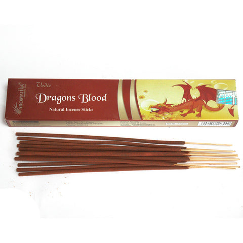 Vedic Dragons Blood Natural Incense Sticks Aromatika
