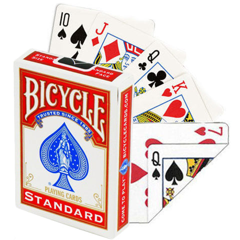 Bicycle Double Face No Back Standard Magic Tricks Cards Deck USpcc Red NEW