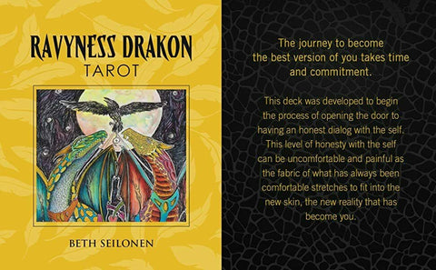 Ravyness Drakon Tarot Cards Deck Schiffer Publishing Esoteric Beth Seilonen NEW