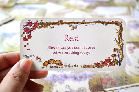 Secret Garden Cards Deck Rockpool Publishing Enchanting Messages Jessica Le NEW