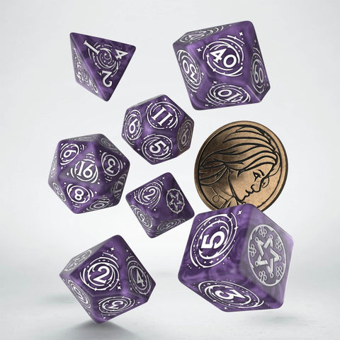 The Witcher Dice Set Yennefer Lilac And Gooseberries Rpg Games Q-Workshop NEW
