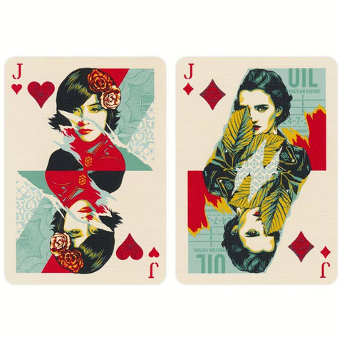 Obey Playing Cards Red Edition Theory11