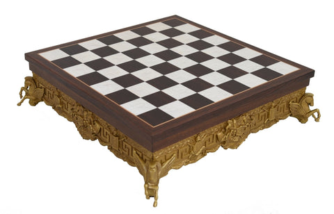 Italfama Roman Emperors Metal Chess Set Gold & Silver Plated Luxury Board
