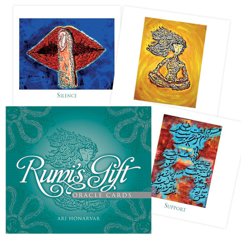 Rumi'S Gift Oracle Cards Deck Book Schiffer Publishing Ari Honarvar NEW