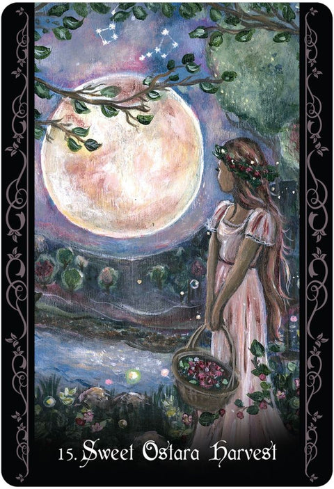 The Solitary Witch Oracle Blue Angel Artwork By Lady Viktoria Wisdom Awakening